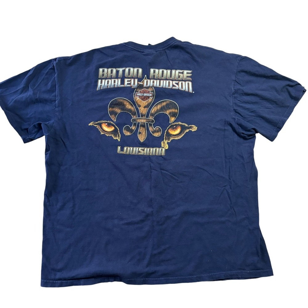 Harley Davidson Shirt Mens Solid Tee Baton Rouge.